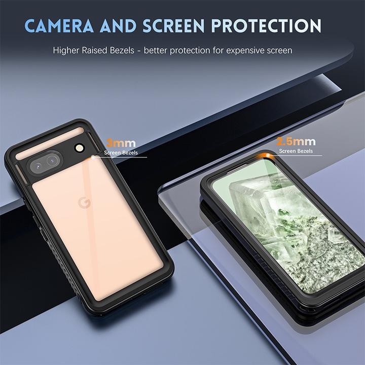 Produktbild Redpepper Google Pixel 8a - IP68 FS Series Wasserdichtes Outdoor Case, schwarz (Google Pixel 8a)