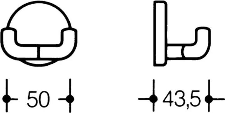 Produktbild Hewi Garderobenhaken 477
