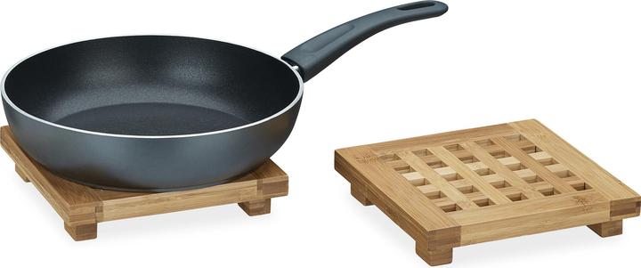 Relaxdays Untersetzer Set (2 x, Pfannenuntersetzer)
