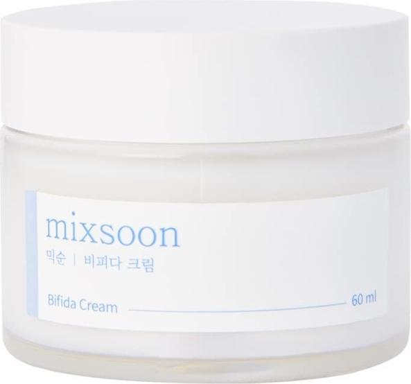 Mixsoon Bifida Creme 60ml Straff und feucht Öl- und Feuchtigkeitsbalance Glatte Haut Vegan Hypoallergen (60 ml, Tagescreme)