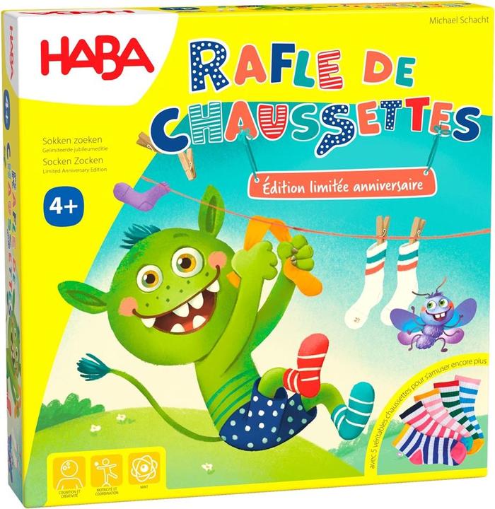 Image du produit Haba Rafle de chaussettes Édition anniversaire (Italien, Anglais, Allemand, Français)