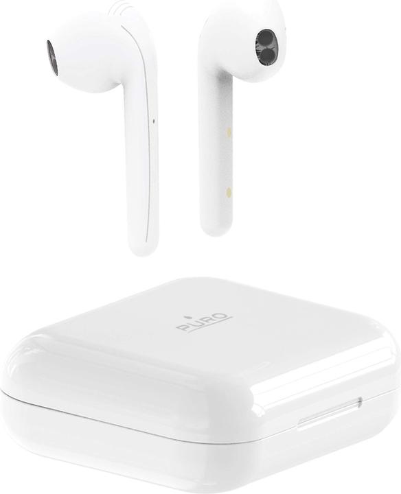 Produktbild Puro Bluetooth Slim Pod Earphones w/charging base White