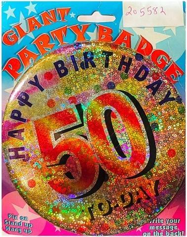 Generic Giant PartyButton 50.
