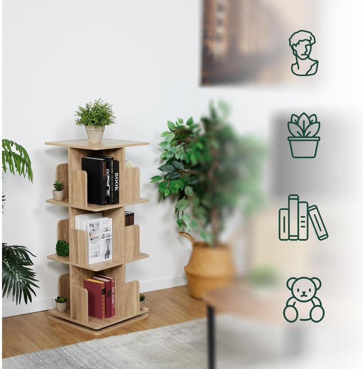 Actual product image Relaxdays Bücherregal (39 x 39 x 95 cm)