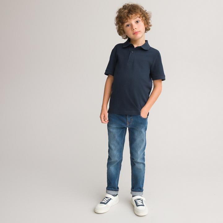 Actual product image La Redoute Collections Poloshirt mit kurzen Ärmeln (92)
