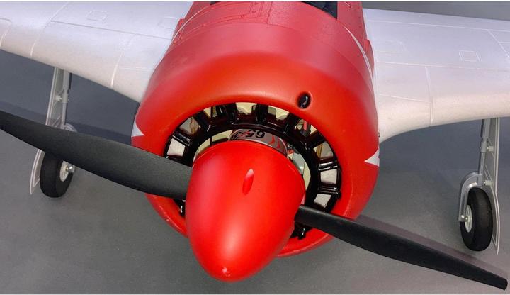 Actual product image Amewi Warbird YAK - 11 1450 mm, Red/White PNP (Warbird)
