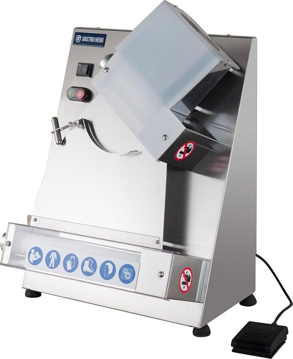 Produktbild Gastro Hero Teigausrollmaschine PROFI mit Fusspedal für Teiglinge bis