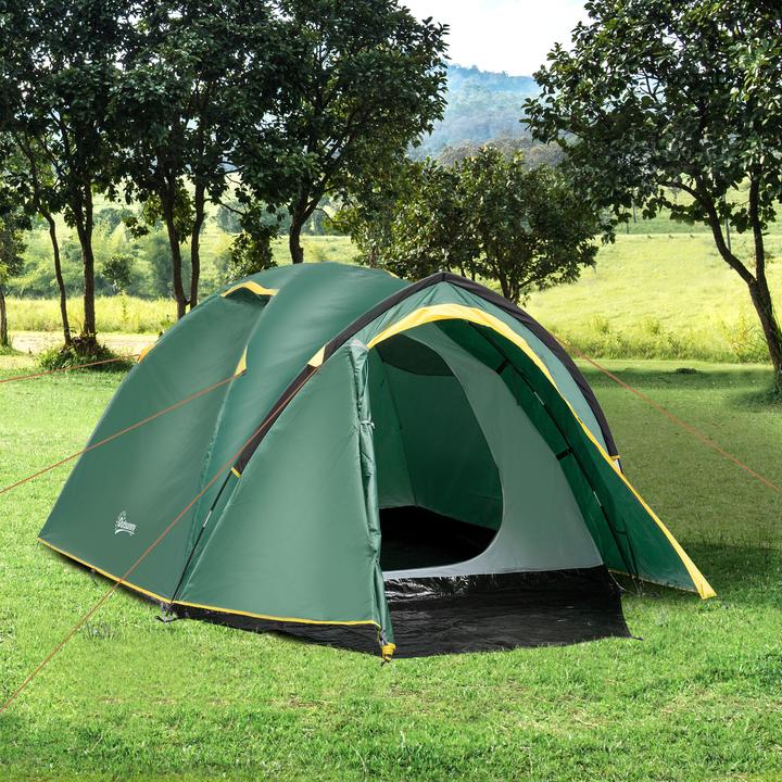 Produktbild Outsunny Campingzelt für 3-4 Personen (Kuppelzelt, 3 kg, 2 Personen)