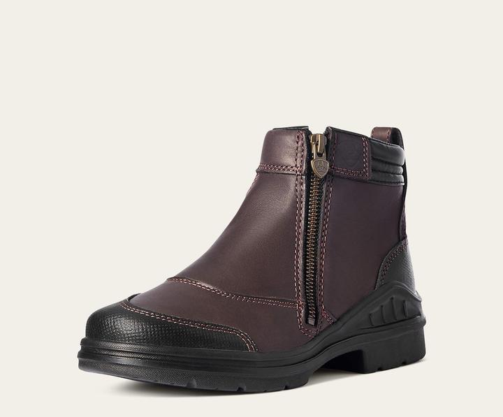 Image du produit Ariat bottines à zip latéral cuir barnyard (36.5)