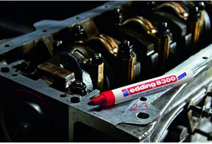 Produktbild Edding Permanent Marker 8300 (Rot, 3 mm, 1 x)