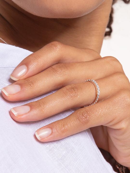 Immagine prodotto Thomas Sabo Palle dell'anello con pietre bianche argento (52, 925 Argento)