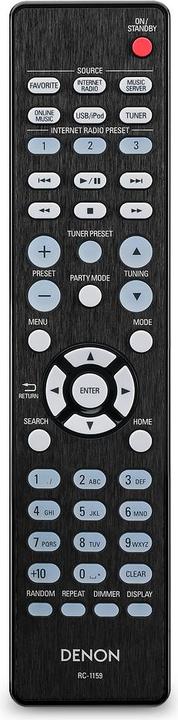 Produktbild Denon DNP-720AE Netzwerk-Audio-Player mit AirPlay und WLAN (Network Audio Player, Radio Tuner)