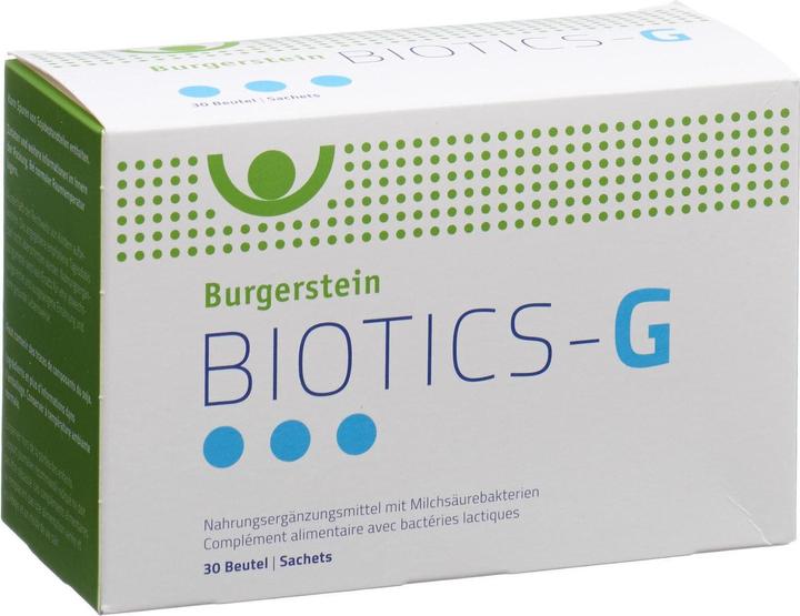 Actual product image Burgerstein Biotics-G (30 Piece, Sachet, 75 g)