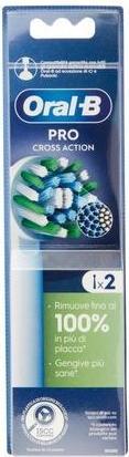 Image du produit Oral-B Têtes de brosse de rechange Pro Cross Action pour brosse à dents électrique rechargeable - Lot de 2 (2 x)