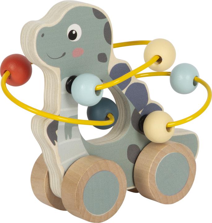 Actual product image small foot Push-Along Toy with Bead Maze "Dino"