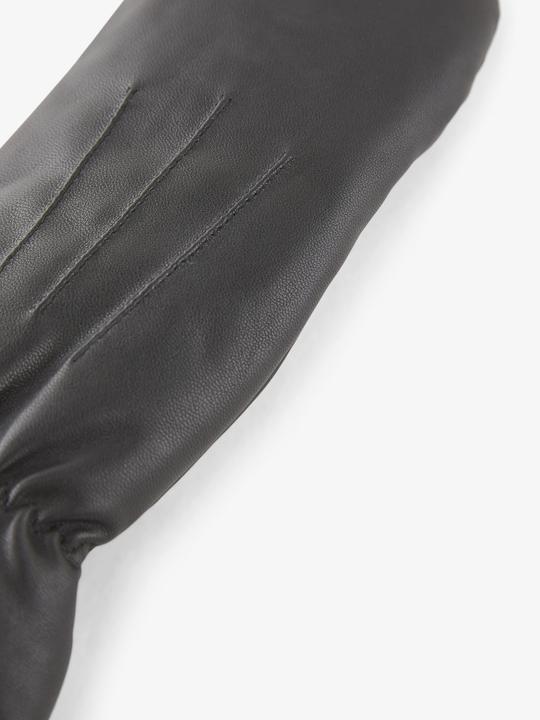 Produktbild Pieces Leder Fäustlinge (M)
