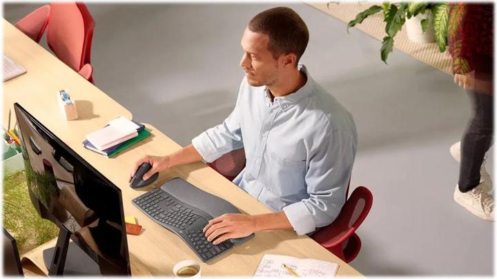 Actual product image Logitech Ergo K860 (Eng. Int., Wireless)