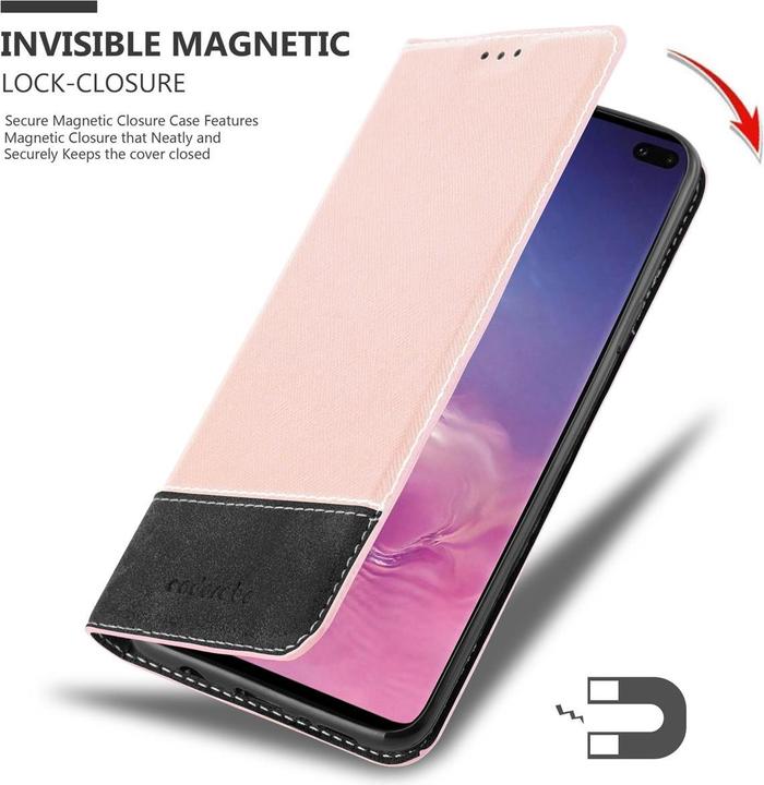 Productafbeelding Cadorabo X-Wallet hoes voor kunstleer pak (Samsung Galaxy S10+)