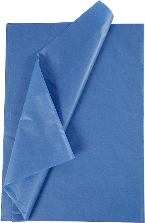 Produktbild Creativ Company Seidenpapier Blau 10 Blatt 14 gr, 50x70cm (14 g/m², 10 x)