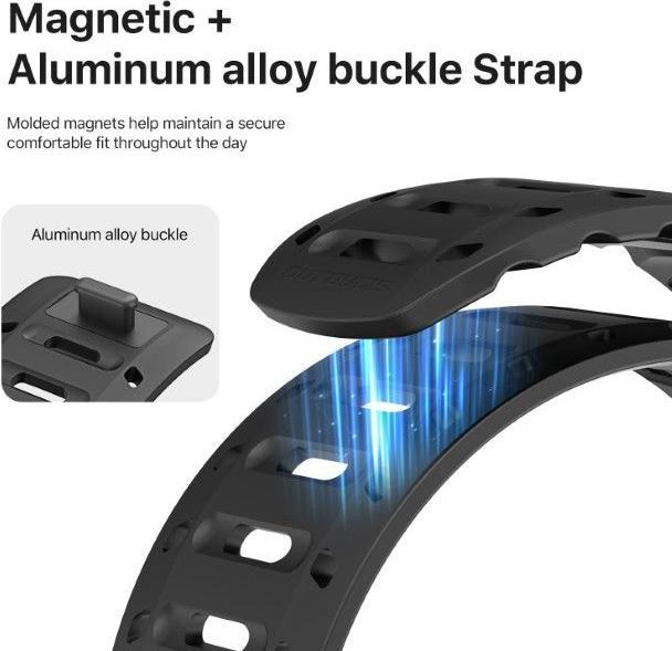 Produktbild Dux Ducis CS Armband (49 mm, 45 mm, 46 mm, 44 mm, 42 mm, Magneten, Silikon, Aluminium)