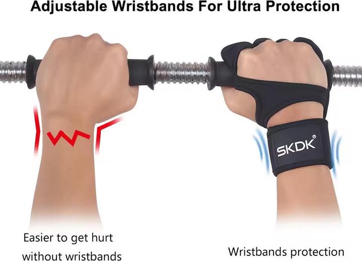 Actual product image Cbx Fitness-Handschuhe mit Handgelenkbandagen und Silikongel Grösse L (L)