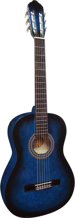 Produktbild MSA Musikinstrumente Konzertgitarre C23 4/4 Blau (Konzertgitarre, Basswood)