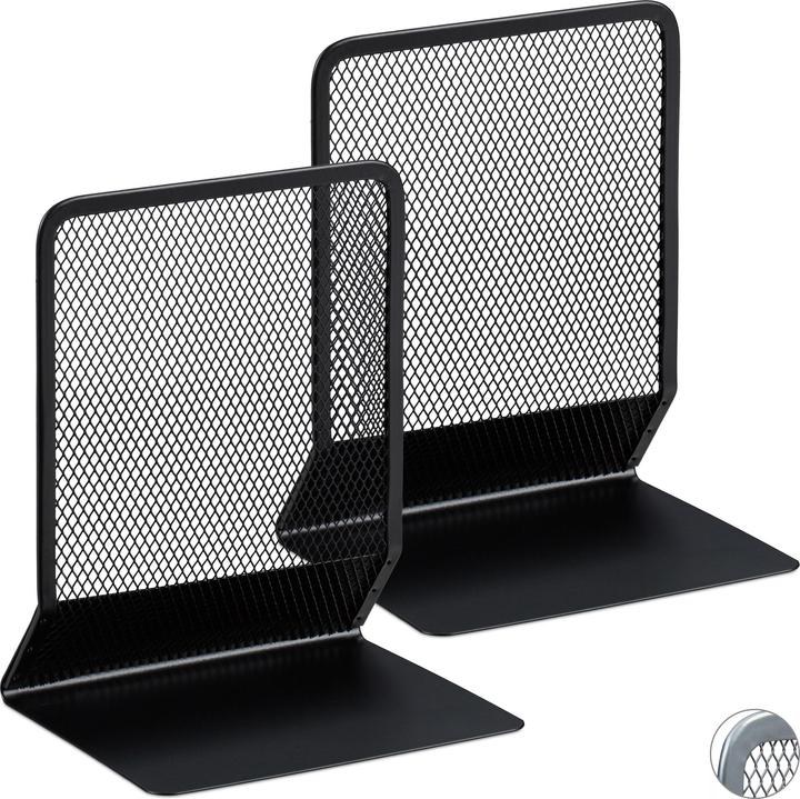 Image du produit Relaxdays Presse-livres en set (13 x 10.5 x 16.5 cm)