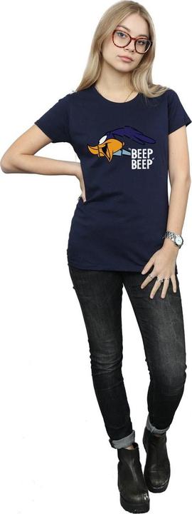 Immagine prodotto Looney Tunes Maglietta in cotone Beep Beep Road Runner Donna/Ladies (L)