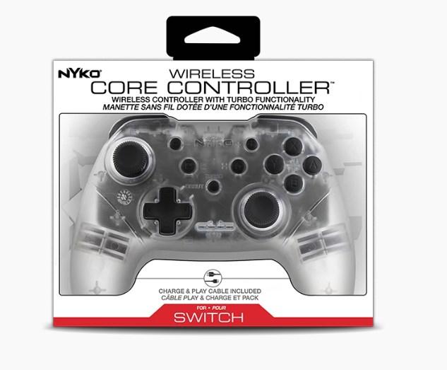 Image du produit Nyko Contrôleur de coeur de réseau sans fil (Clear) (PC, Android, Switch)