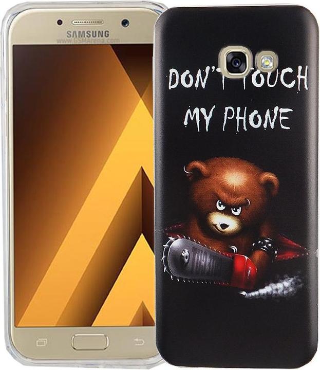 Produktbild König Design Handy Hülle für Samsung Galaxy A5 2017 Bär Dont Touch Tasche Cover Motiv Case (Samsung Galaxy A5 (2017))