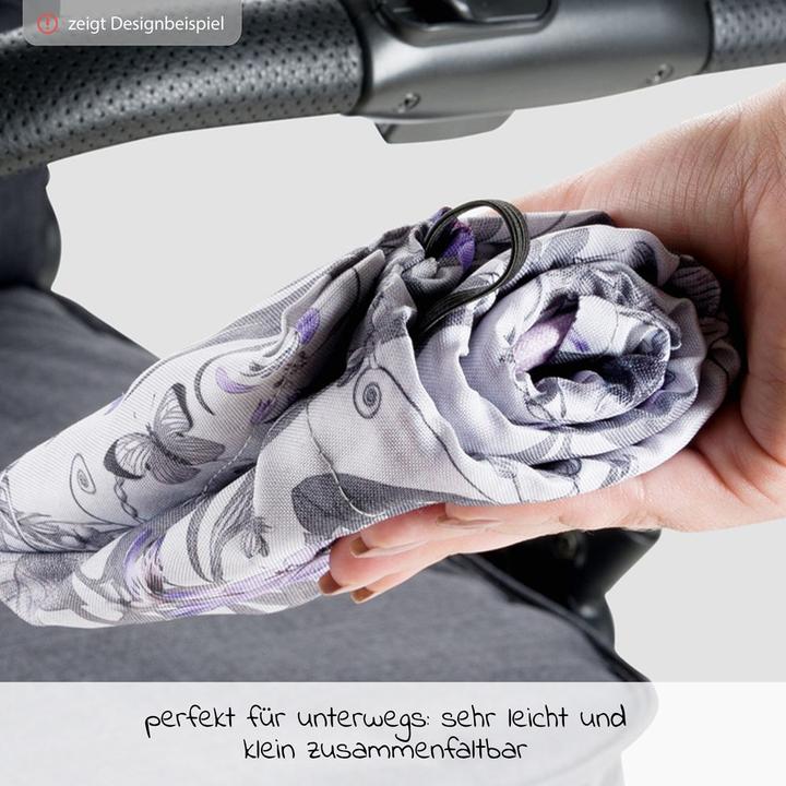 Produktbild Hauck Pushchair Sunshade Floral Grey