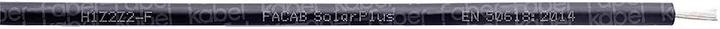 Actual product image Faber Kabel Photovoltaic cable FACAB (Solar cable)