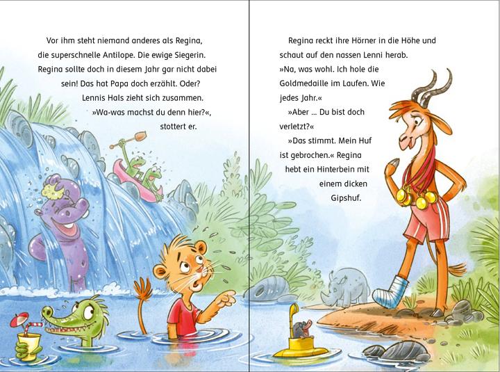 Produktbild Olympiade der Tiere – Auf die Tatzen, fertig, los (Deutsch, Patrick Fix, Tina Schilp, 2024)