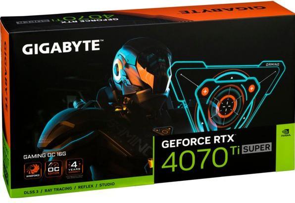 Image du produit Gigabyte GeForce RTX 4070 Ti SUPER GAMING OC 16G (16 Go)