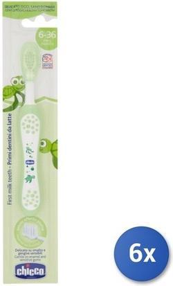 Actual product image Chicco Green toothbrush (Extra soft, 1 x)