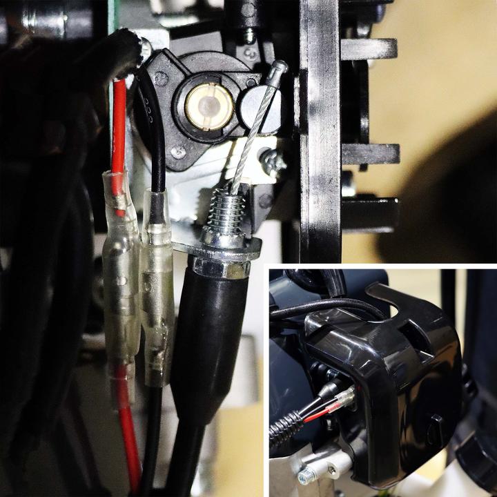 Actual product image Wiltec 4-in-1 Multi Gardening Tool with 2-stroke Motor incl. Extension e.g. Hedge Shears Pole Pruner (Weed whacker, Garden machinery attachment)