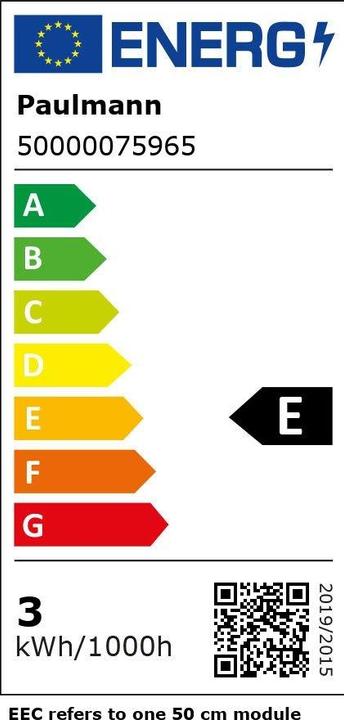 Energie-Label Paulmann Pro Strip Gold P75 (Tageslicht, 500 cm, Indoor)