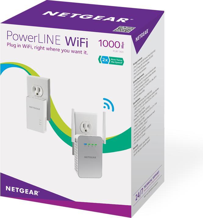 Actual product image Netgear PLW1000 (1000 Mbit/s)