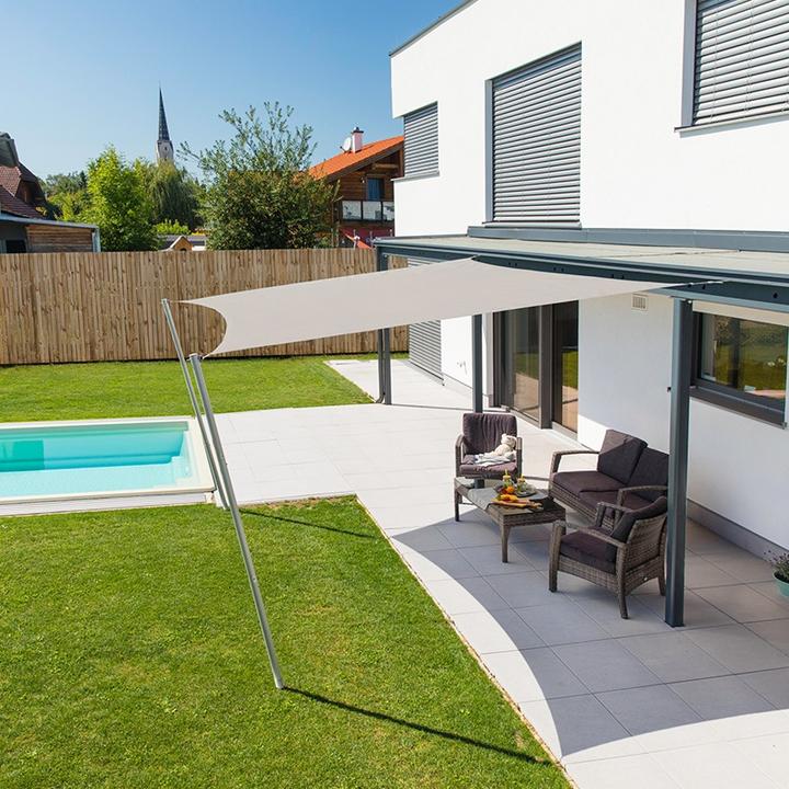 Actual product image Windhager Sun Sail CANNES Square (400 x 400 cm)