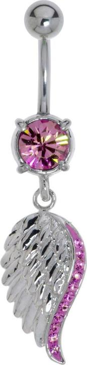 Image du produit Bijouteria Piercing nombril (Acier inoxydable, Laiton, Cristallin)