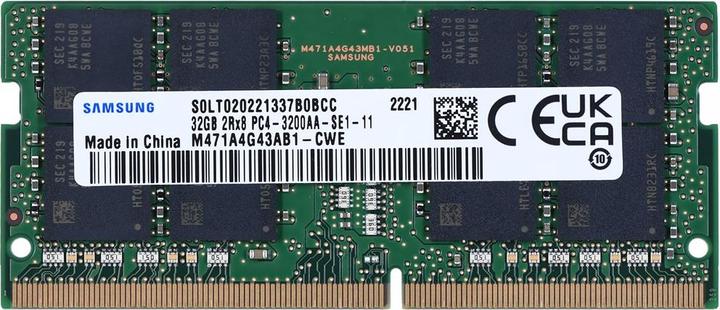 Valori nutrizionali e ingredienti Lenovo 4X71A11993 (1 x 32GB, 3200 MHz, DDR4-RAM, SO-DIMM)
