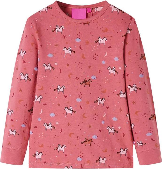 Immagine prodotto VidaXL Pigiama da bambino a maniche lunghe rosa scuro 92,Materiale: 95 (92)