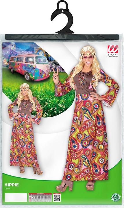 Actual product image Widmann Costume Hippie Woman Size S (S)