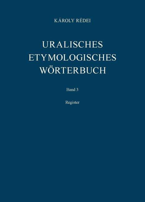 Actual product image Uralisches etymologisches Wörterbuch (German, Károly Rédei, 1991)