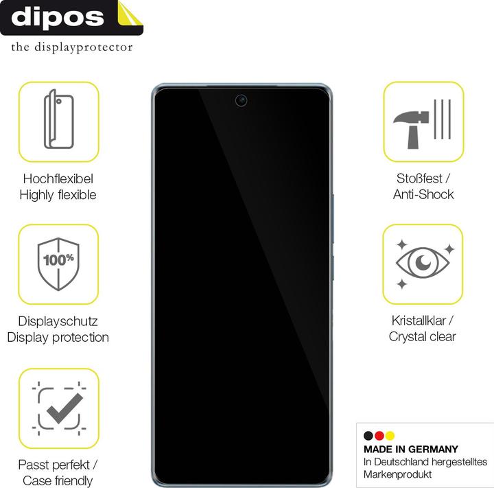 Actual product image Dipos Screen Protector Full-Cover 3D (2 Piece, Vivo V29 Pro)