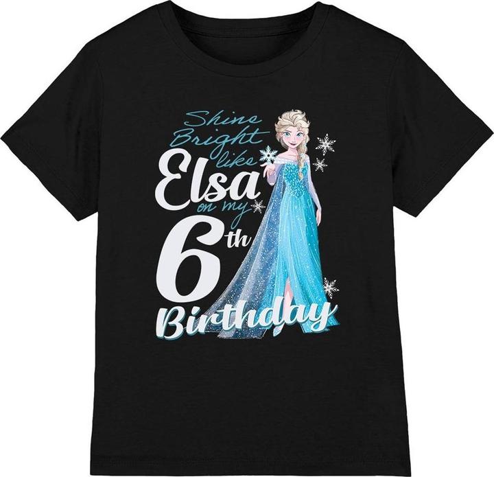 Disney Frozen Bright Like Elsa TShirt 6 Geburtstag