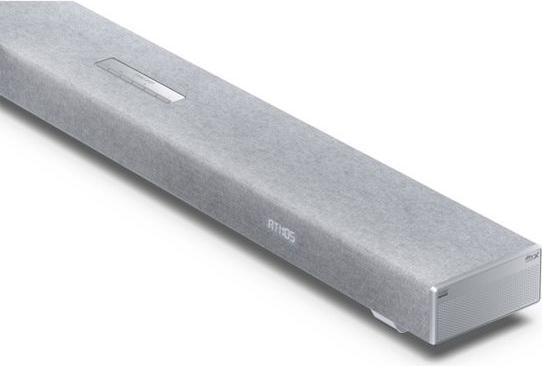 Actual product image Sharp Speakers HT-SBW53121(SL) Q 3.1.2 Dolby Atmos/ DTS:X Soundbar with Wireless Subwoofer, Silver | (360 W, 3.1 Channel)