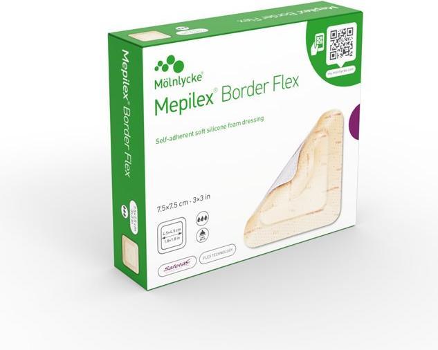 Produktbild Mepilex Border Flex 7.5x7.5cm 595250 (5 x)