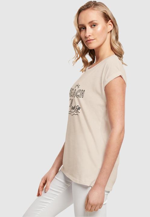 Actual product image Merchcode Ladies Beach Please Extended Shoulder Tee - 112615 (M)