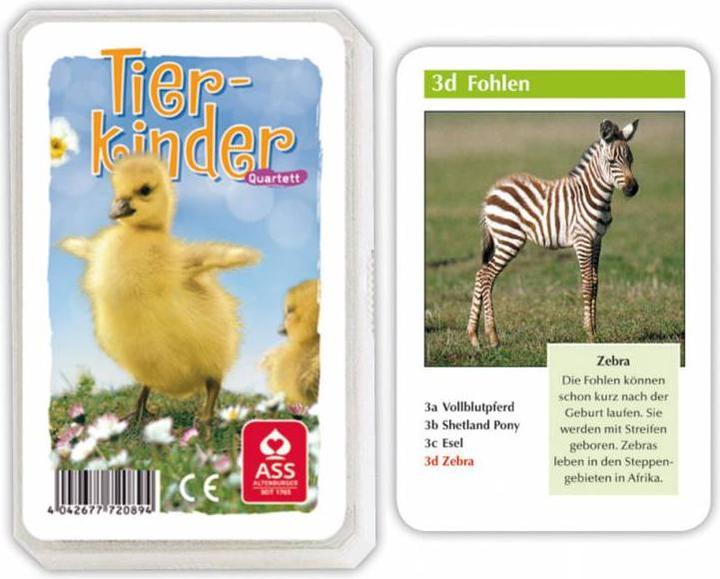 Produktbild ASS Altenburg 22572089 - Quartett - Tierkinder (DE-Ausgabe) (Deutsch)